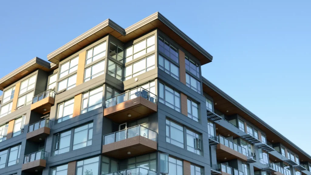 Modern apartment complex eligible for HUD inspection and consultant services