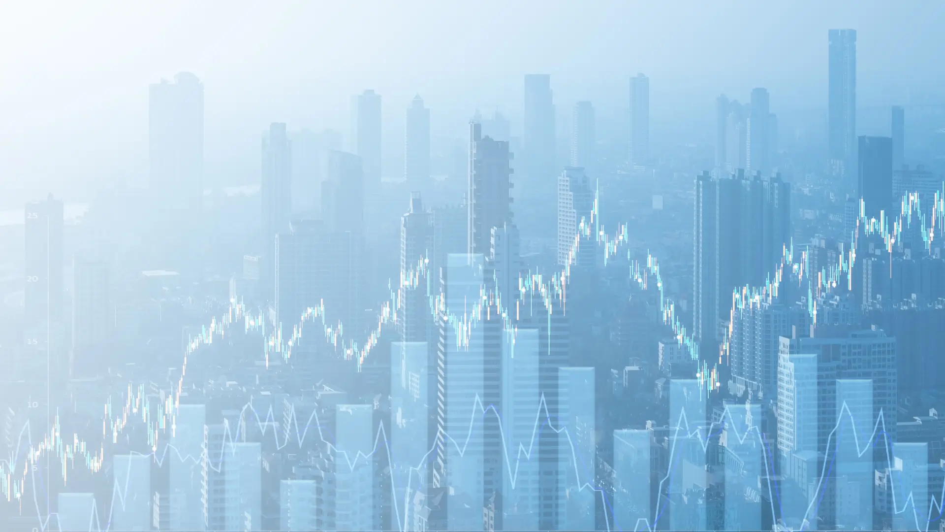 CapEx ratio trends over city skyline representing real estate investment metrics