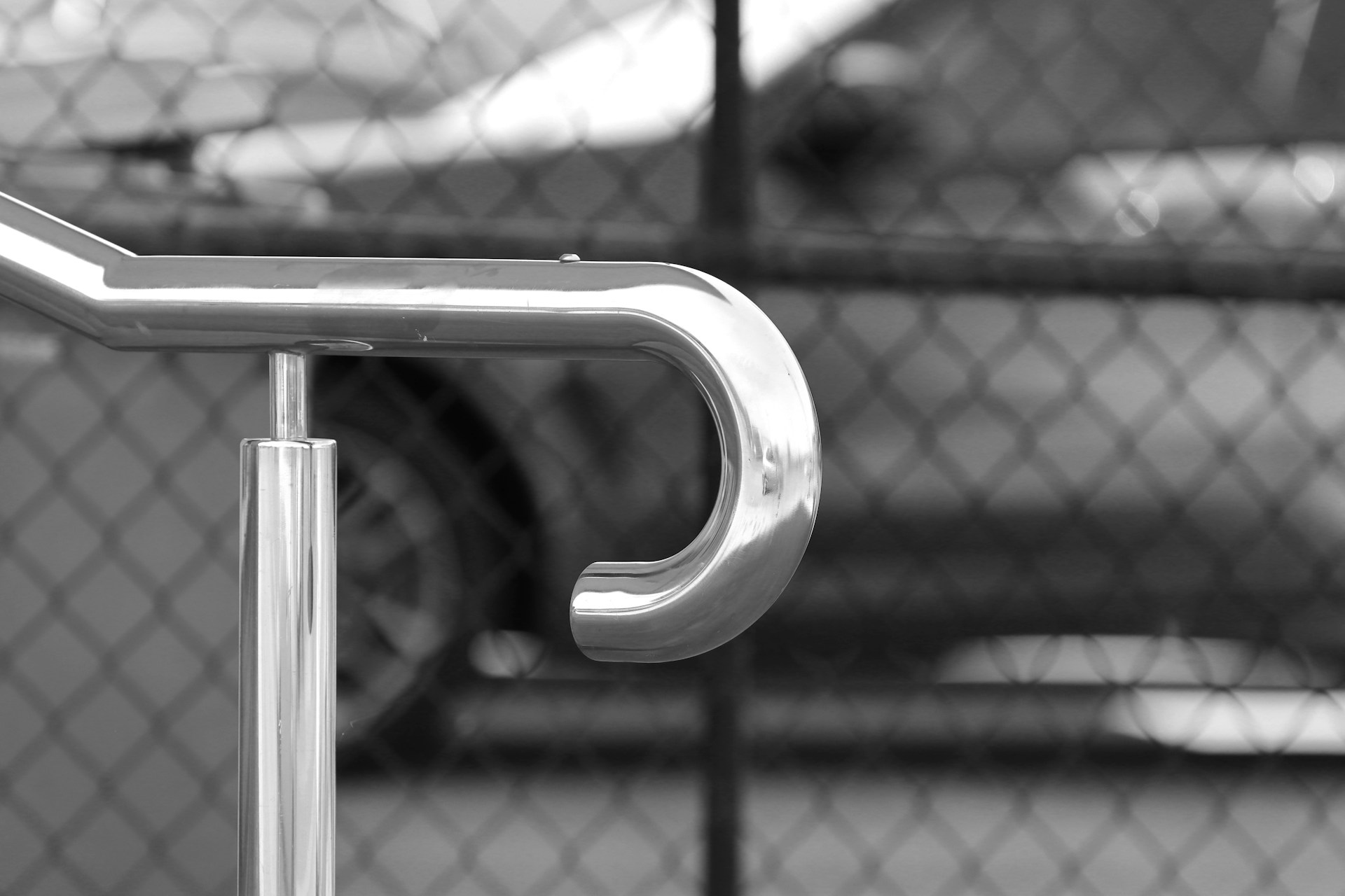 this image shows a handrail to prevent trip and fall hazards